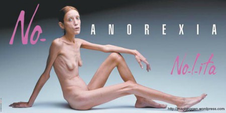Campagne italienne contre l'anorexie en 2007
